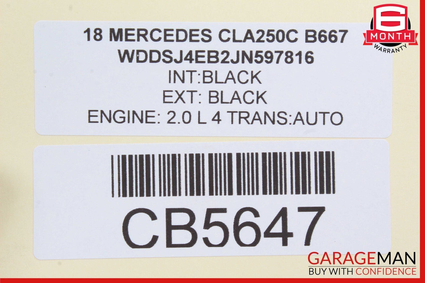 12-20 Mercedes GLK350 CLA250 SLK250 SLC300 Right Side Exterior Door Handle Black