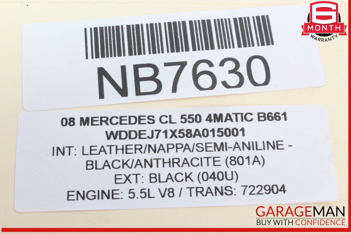 07-14 Mercedes W216 CL550 4MATIC Electric Power Supply Control Fuse Box Module