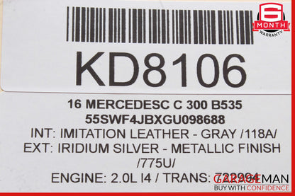 15-18 Mercedes W205 C300 C400 Power Brake Booster Master Cylinder Reservoir OEM