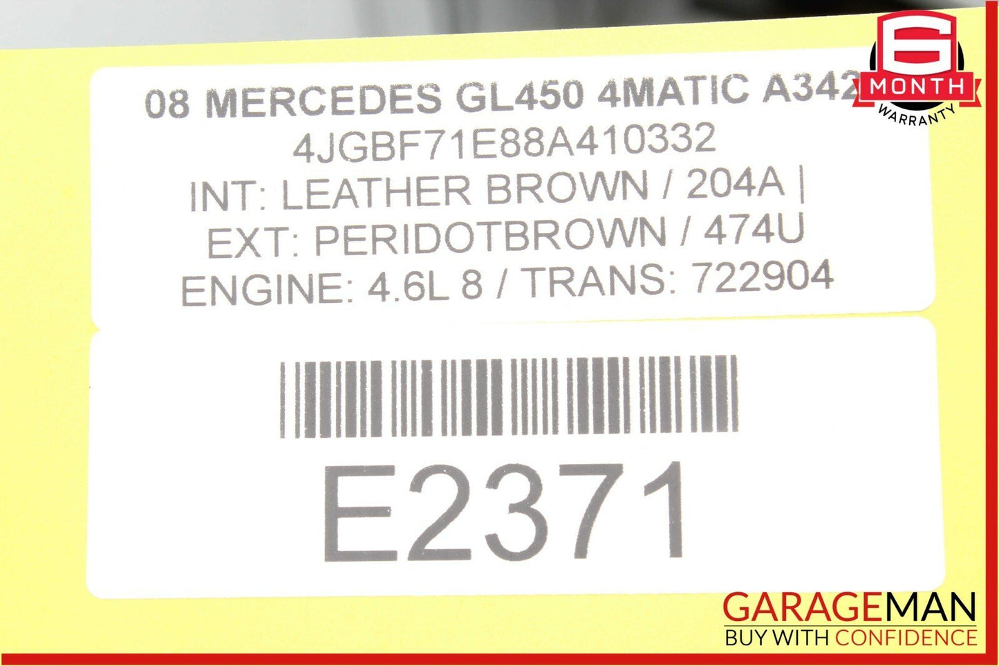 06-09 Mercedes X164 GL450 ML350 E350 Communication Control Module 2198202626 OEM
