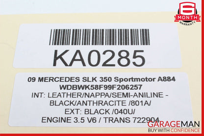 09-11 Mercedes R171 SLK300 SLK350 Roof Convertible Top Module Control OEM