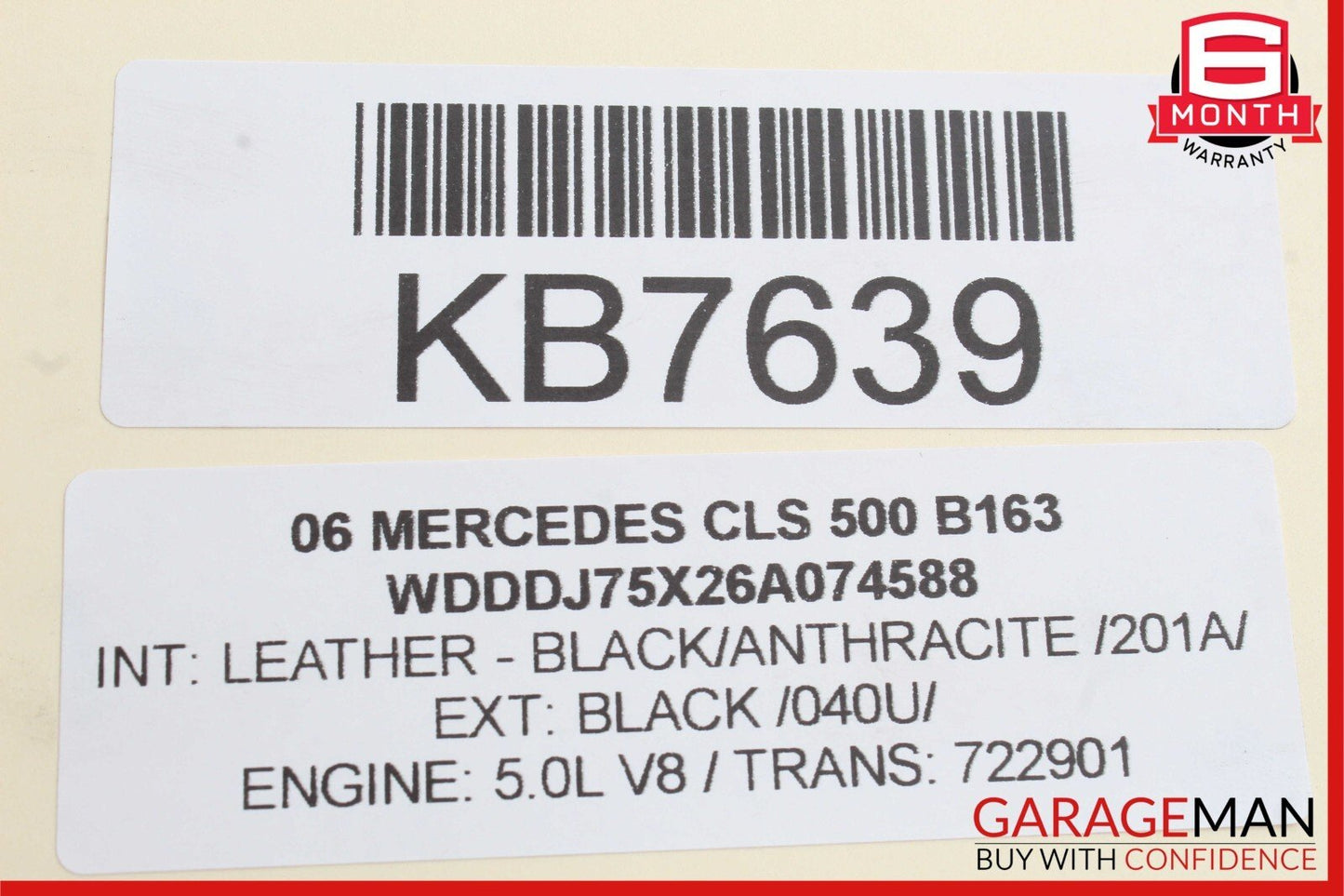 06-08 Mercedes W219 CLS500 CLS550 Parktronic Control Module PDC 2195450332 OEM