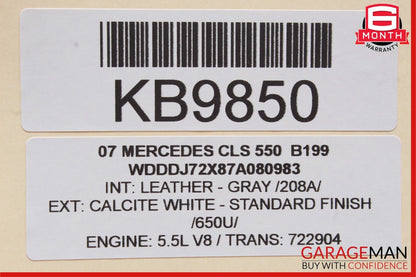 06-11 Mercedes W219 CLS550 A/C AC Heater Temperature Climate Control Switch OEM