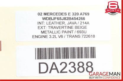 96-02 Mercedes W210 E320 E430 Front Left Side Lower Control Arm RWD OEM