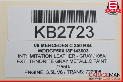 08-14 Mercedes W204 C250 C300 C350 Front Right Door Lock Latch Actuator OEM