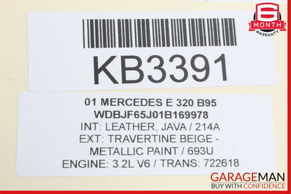 00-01 Mercedes W210 E320 ESP PML BAS Brake Control Module Unit 0295455132 OEM