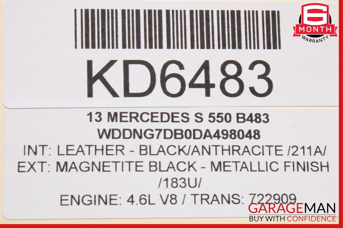 11-14 Mercedes W216 CL550 S550 4.7L Automatic Transmission Flywheel Fly Wheel