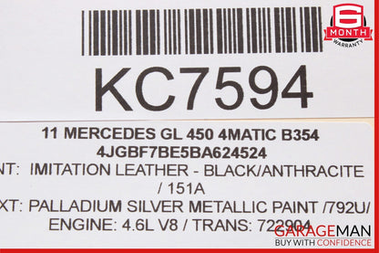 06-13 Mercedes X164 GL450 R550 Rear Left Side Quarter Glass Window Motor OEM