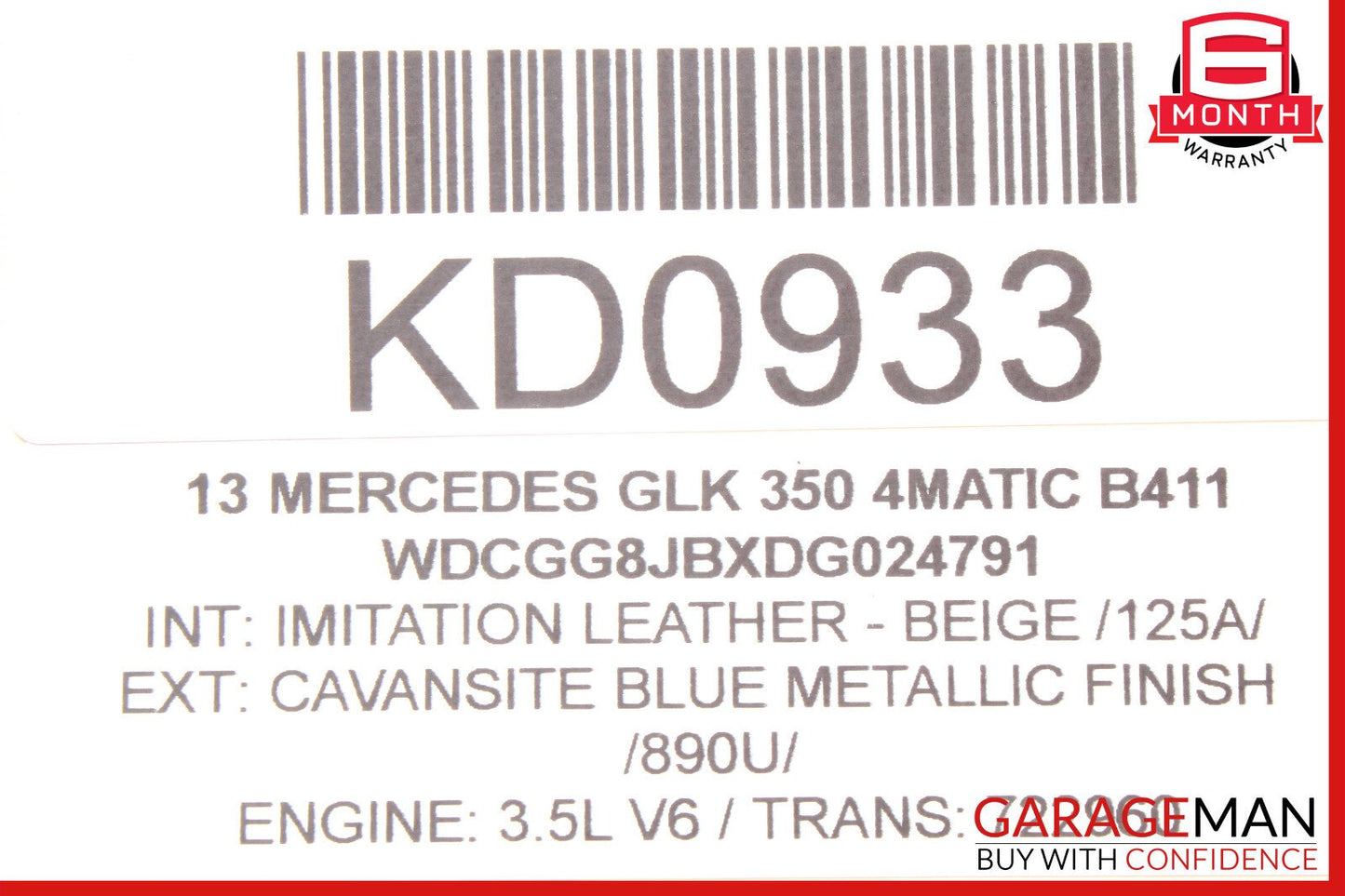 12-16 Mercedes X204 GLK350 C300 ECU Engine Control Module Unit 2769005000 OEM