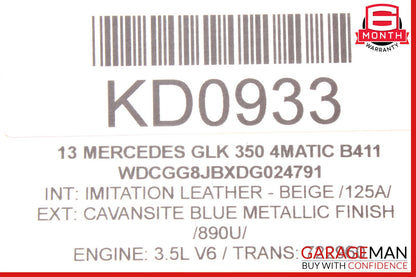 12-16 Mercedes X204 GLK350 C300 ECU Engine Control Module Unit 2769005000 OEM