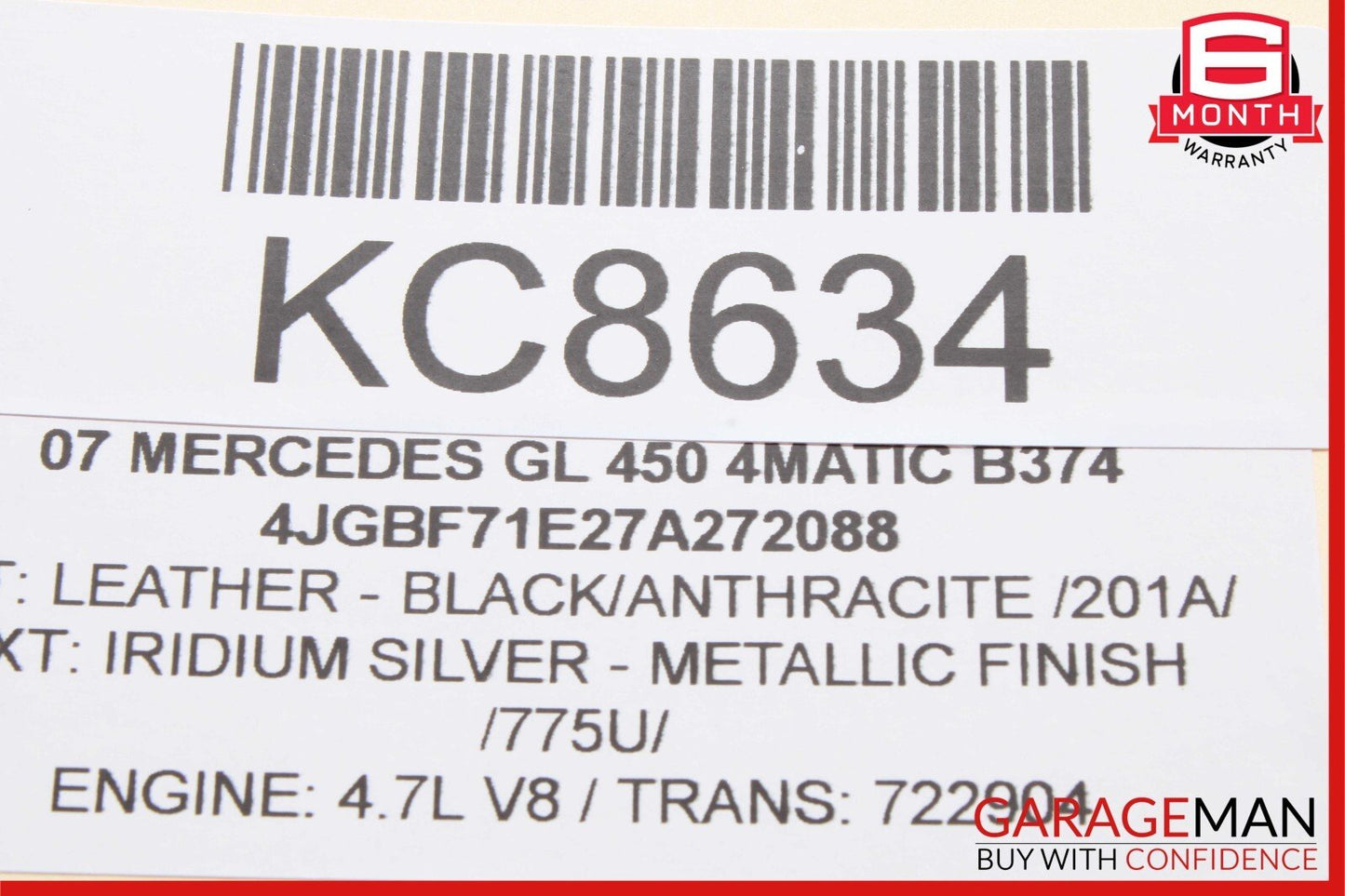 06-13 Mercedes ML350 ML500 GL450 Front Right Passenger Side Door Control Module
