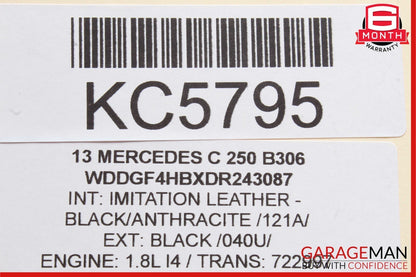 12-14 Mercedes W204 C250 C350 Rear Fuse Relay Junction Box Module Assembly OEM