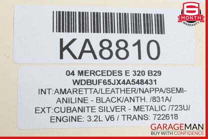 03-09 Mercedes W211 E320 E550 E63 AMG Front Right Side Door Control Module Unit