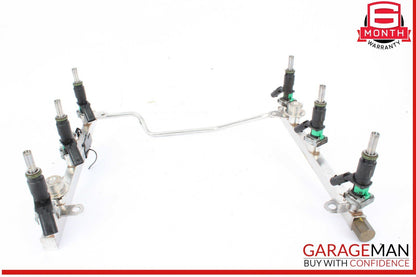 05-12 Mercedes W204 C300 E350 SLK300 Fuel Injector Rail w/ Fuel Injectors OEM