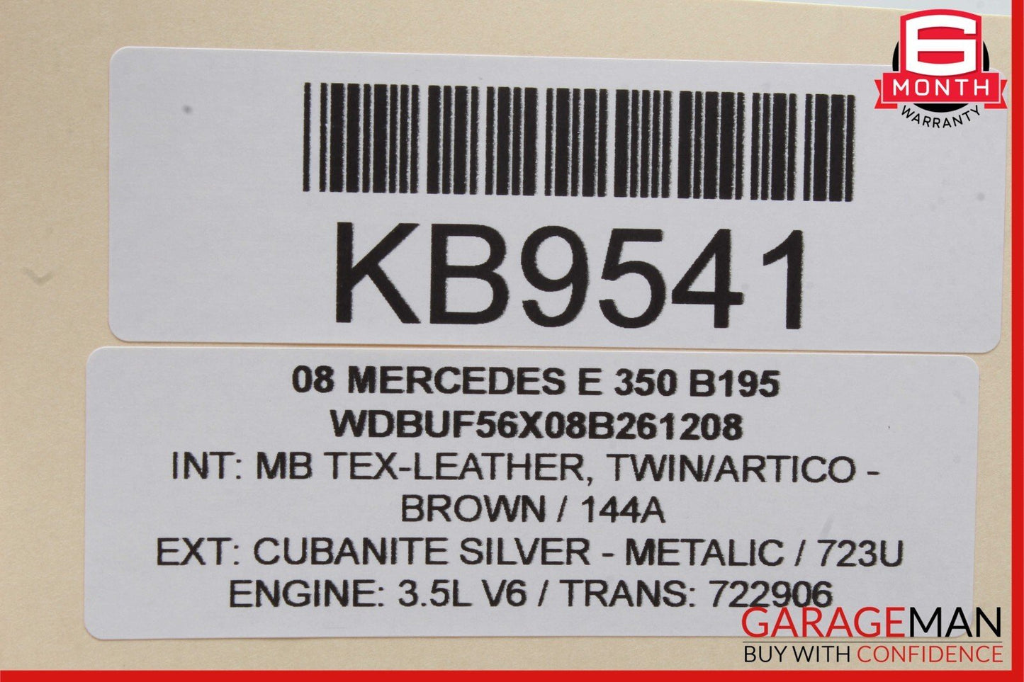 03-09 Mercedes W211 E350 E550 Rear Left Side Door Window Regulator Motor OEM