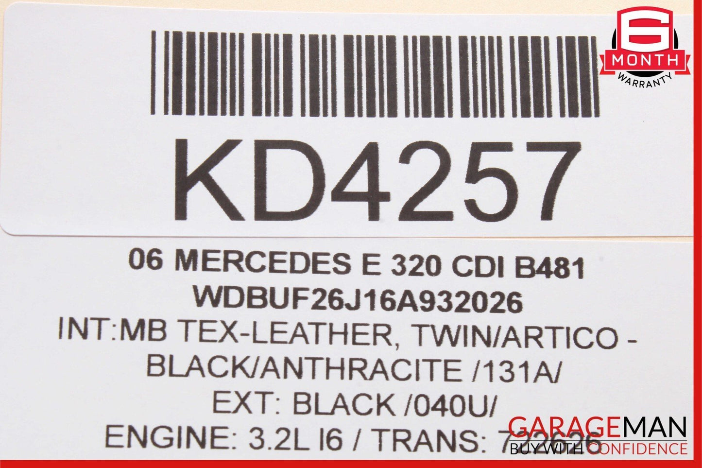 03-09 Mercedes W211 E350 E500 E550 Door Controller Module Rear Left Side