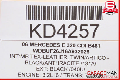 03-09 Mercedes W211 E350 E500 E550 Door Controller Module Rear Left Side