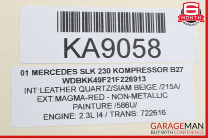 97-01 Mercedes R170 SLK230 SLK320 Power Steering Gear Box Gearbox 1704601100 OEM