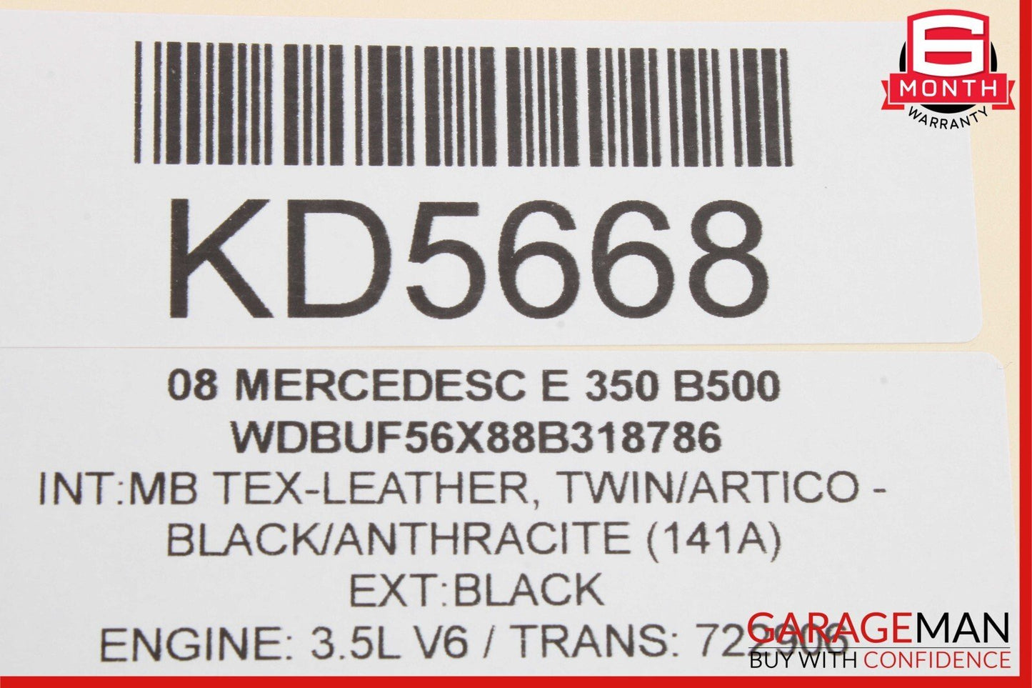03-09 Mercedes W211 E350 E500 Rear Left Side Door Lock Latch Actuator OEM