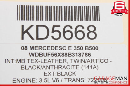 03-09 Mercedes W211 E350 E500 Rear Left Side Door Lock Latch Actuator OEM