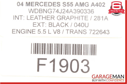 00-06 Mercedes W220 S430 S55 AMG Front Left Side Seat Computer Control Module