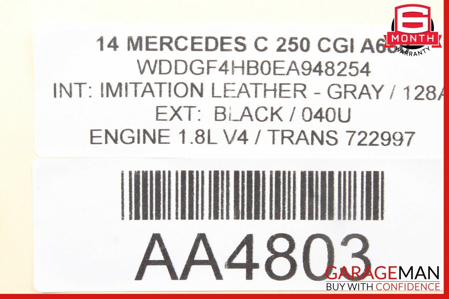 08-14 Mercedes W204 C300 RWD Front Left Side Wishbone Curved Control Arm