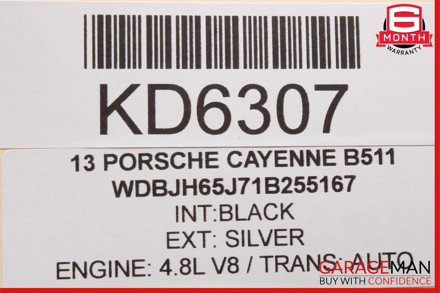 11-14 Porsche Cayenne 958 S Ignition Switch Control Module w/o Key 7PP905865 OEM