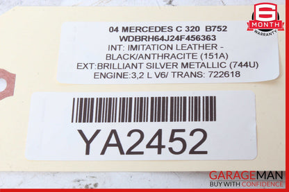 02-04 Mercedes W203 C320 C240 Wagon Hazard Light Control Switch 2038219479 OEM