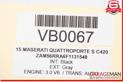 14-17 Maserati Quattroporte S Ghibli Front Left Side Door Rear View Mirror Black