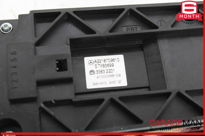 10-13 Mercedes W221 S550 S450 Rear Right Side Window Control Switch Black OEM