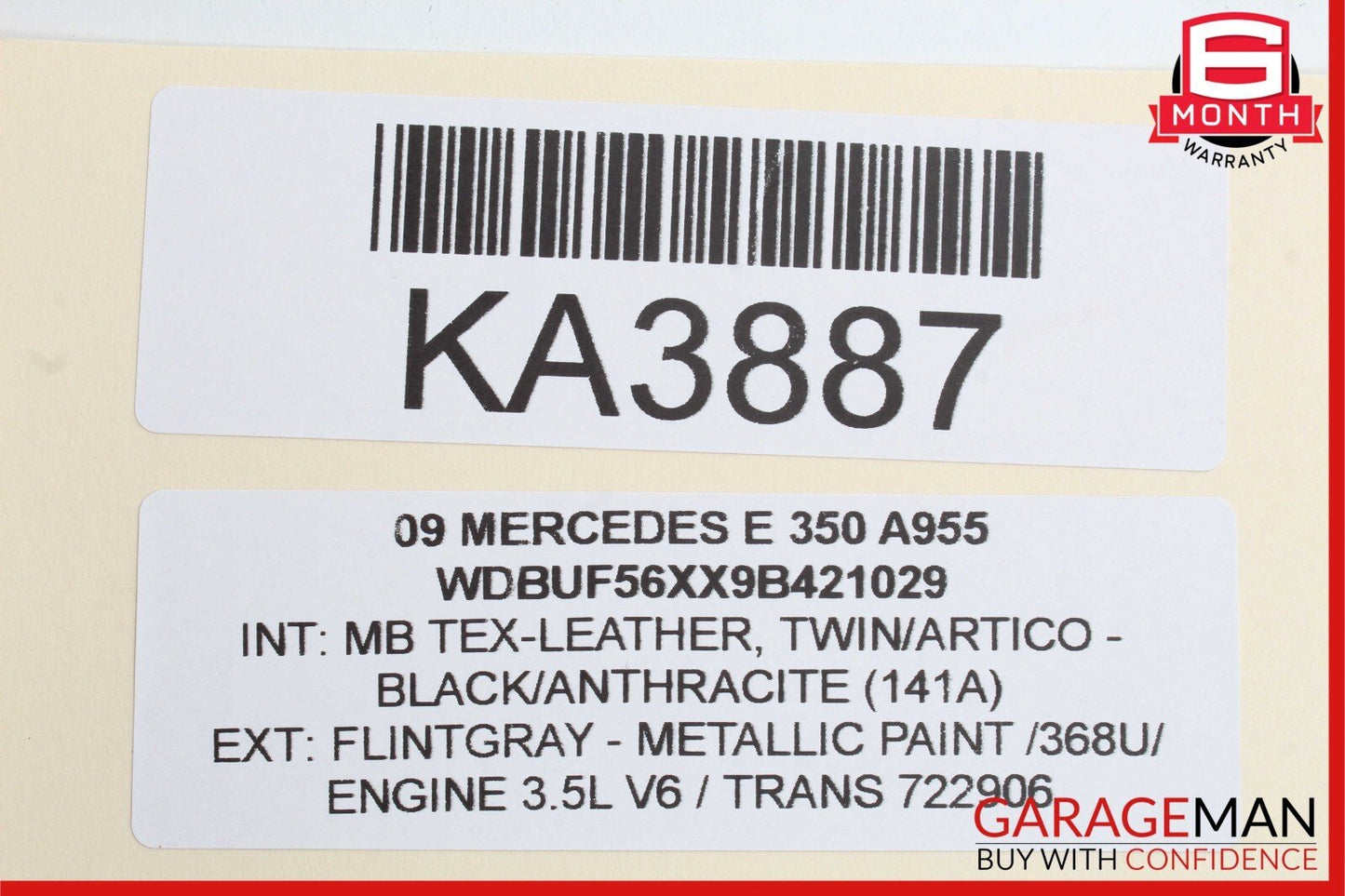 03-09 Mercedes W211 E320 E500 E550 E350 Rear Right Side Door Lock Latch Actuator