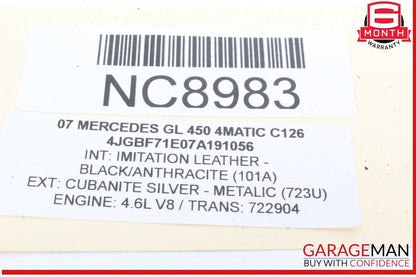 06-12 Mercedes X164 GL450 4MATIC Rear Bumper Parking Sensor Wire Harness Assy