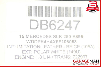12-15 Mercedes W204 C250 SLK250 722.9 7G Automatic Transmission 722.997 OEM 100k