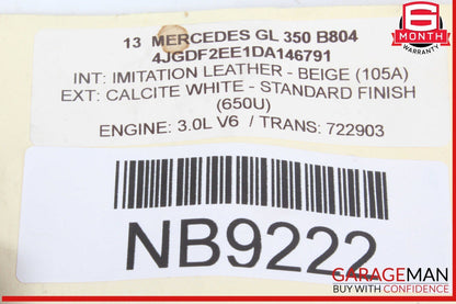 12-16 Mercedes X166 GL350 ML400 Dash Dashboard Center A/C Air Bezel Trim OEM