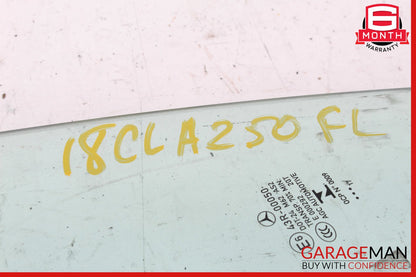 14-18 Mercedes W117 CLA250 Front Left Driver Door Window Auto Glass OEM