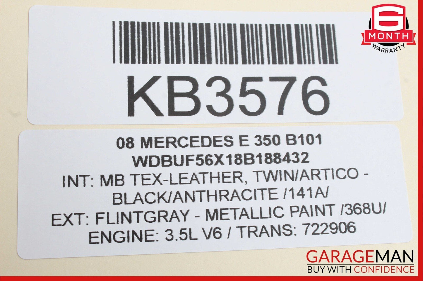 03-09 Mercedes W211 E350 E550 Rear Right Side Exterior Door Handle Flintgray