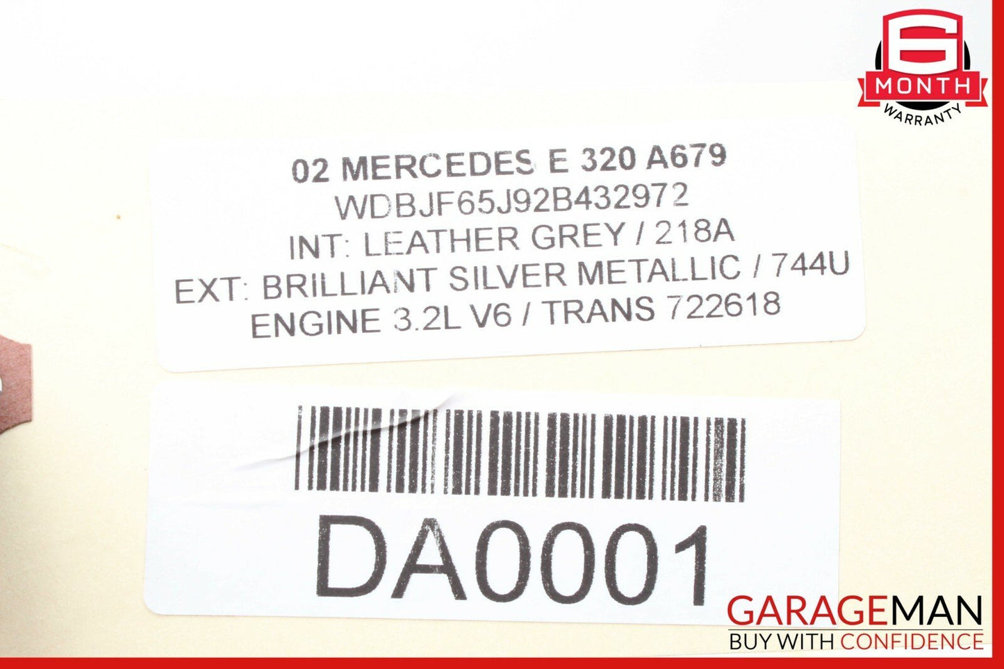 98-02 Mercedes W210 E320 Behr Engine Cooling Radiator Assembly 2105001203 OEM
