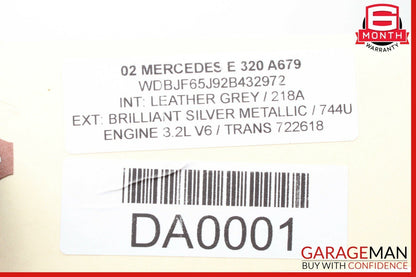 98-02 Mercedes W210 E320 Behr Engine Cooling Radiator Assembly 2105001203 OEM