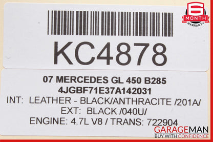 03-09 Mercedes GL450 E550 CLK55 AMG Sirius Satellite Radio Receiver Module OEM