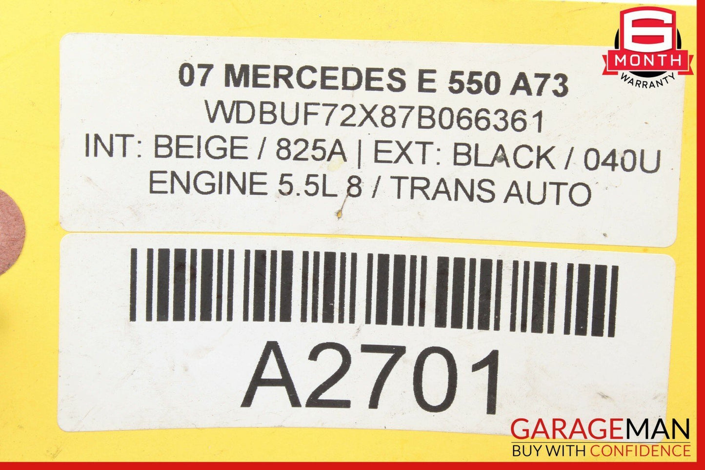 03-11 Mercedes CLS500 GL450 E550 Front Right Side Seat Control Module Unit