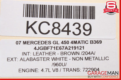 06-13 Mercedes X164 GL450 ML550 R350 Radio 6 Disk CD Changer Player OEM