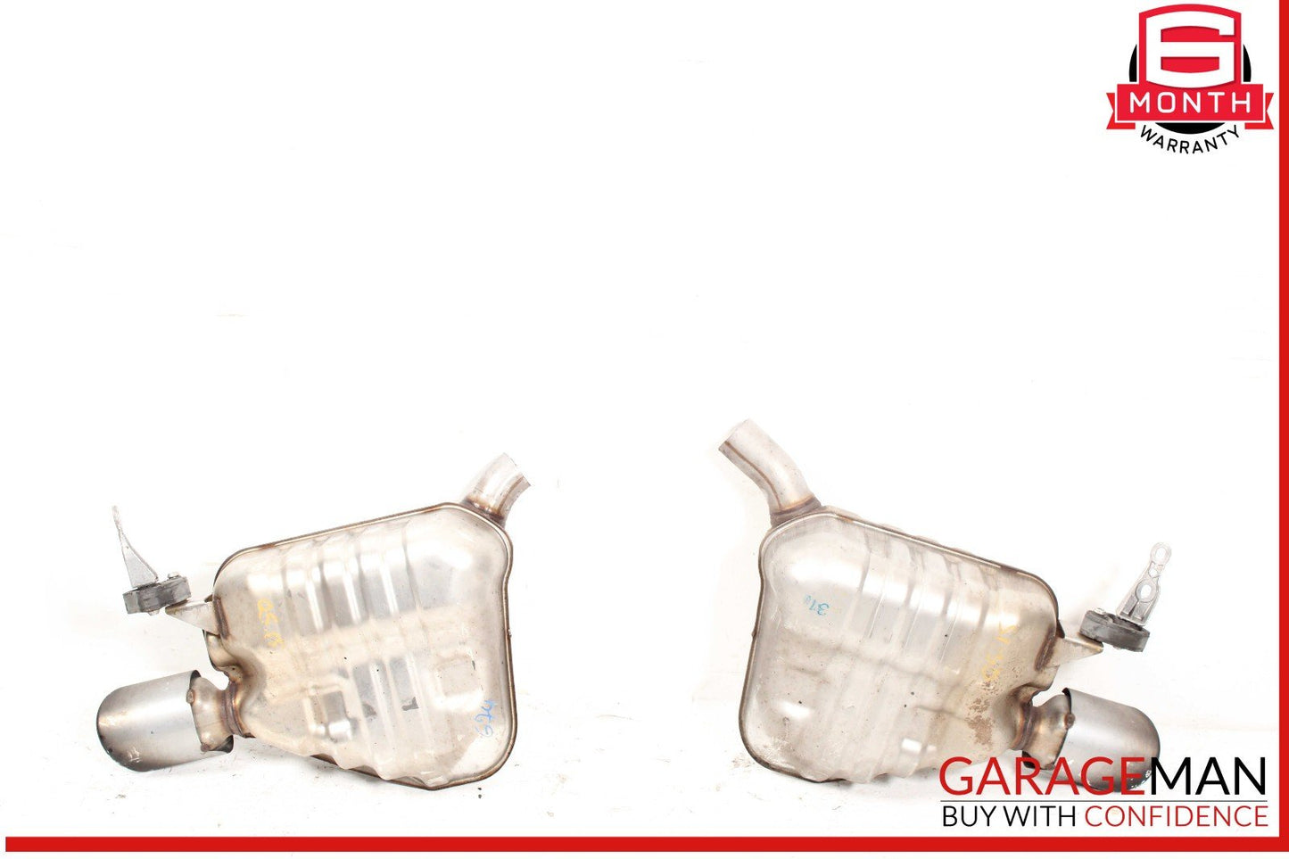 13-17 Audi Q5 Right & Left Side Exhaust Muffler Tail Pipe Set of 2 Pc OEM