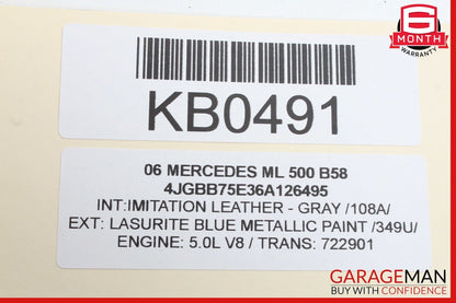 03-13 Mercedes W164 ML500 E320 CLS550 SLK280 Radio 6 Disk CD Changer Player OEM