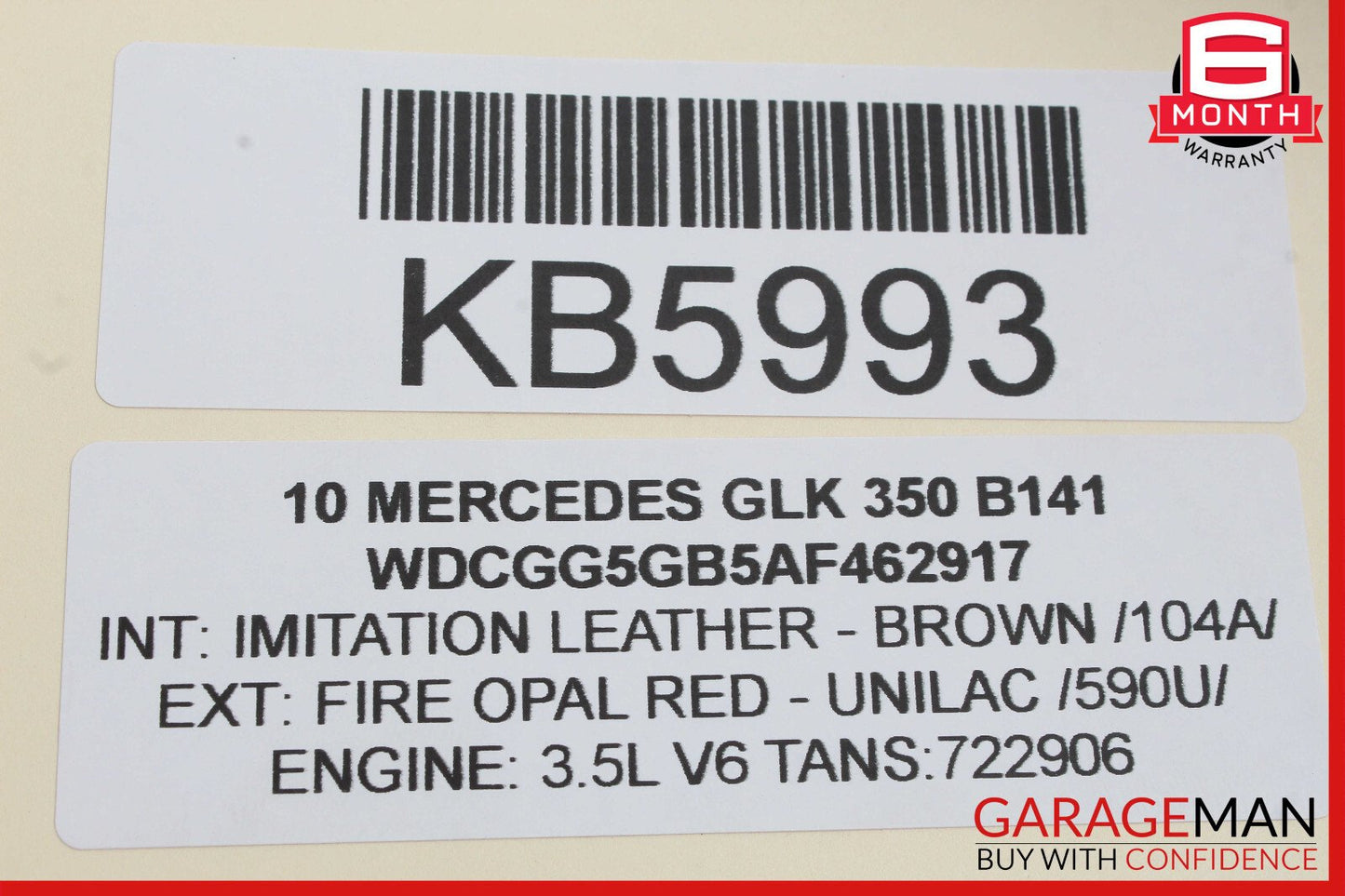 08-12 Mercedes X204 GLK350 C250 Driving Steering Wheel Black 2044603203 OEM