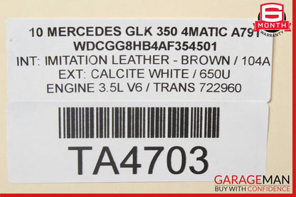 08-14 Mercedes X204 GLK350 C300 C350 Engine Water Cooling Radiator 2045000403