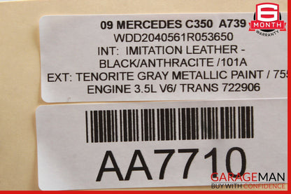 08-14 Mercedes W204 C250 C350 S600 CL550 Panoramic Sunroof Sun Roof Motor OEM