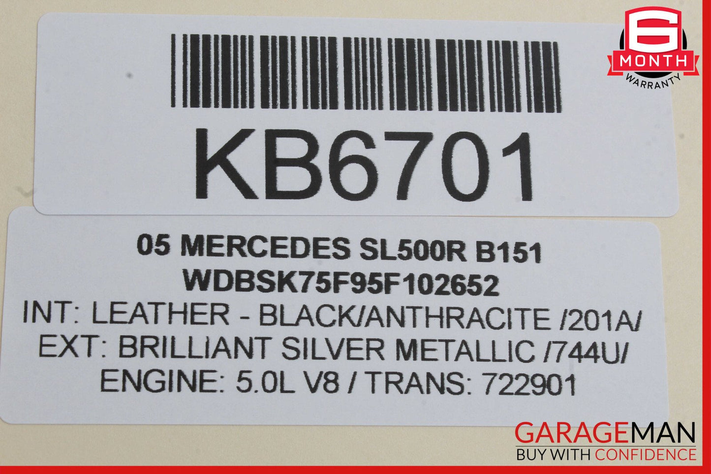 03-11 Mercedes R230 SL500 SL550 Front Right Side Door Lock Latch Actuator OEM