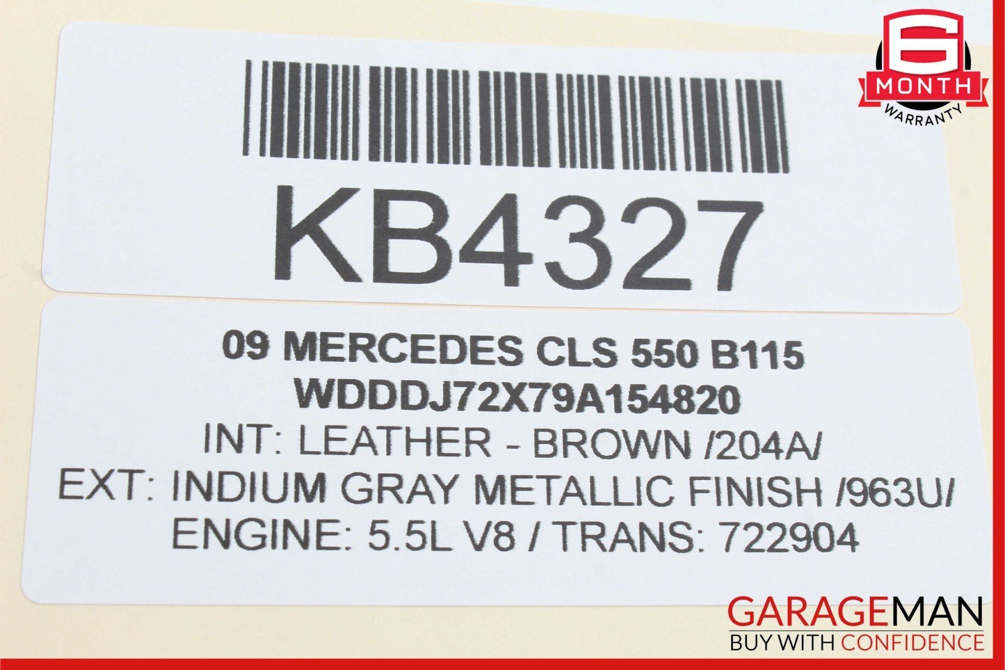 03-12 Mercedes W219 CLS550 GL450 Under Seat Control Module Front Right Side OEM