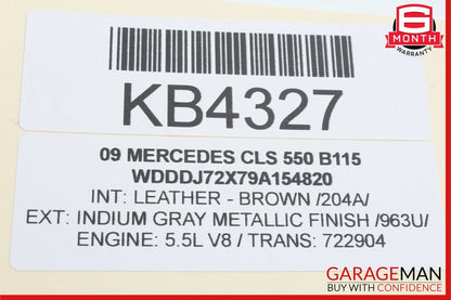 03-12 Mercedes W219 CLS550 GL450 Under Seat Control Module Front Right Side OEM