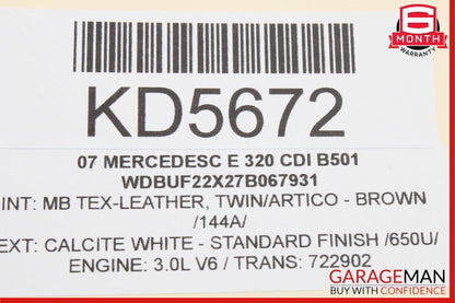 03-09 Mercedes W211 E320 E550 Rear Left Side Door Window Regulator Motor Unit